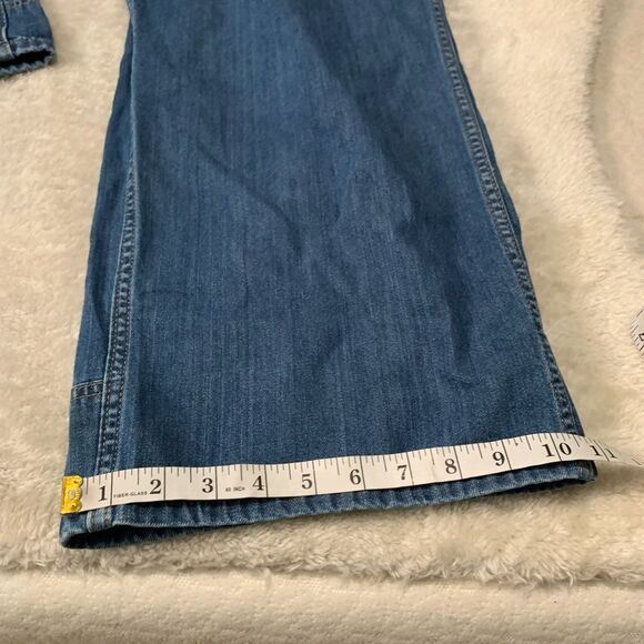 Dickies Denim Dungarees Overalls Workwear Coveralls Pants  2XL‎ L 32" - Picture 4 of 8